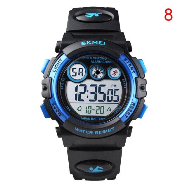Children Student Electronic Watch Multi-Function Colorful LED Luminous Children Waterproof Personality Watch Sports Digital Watches For Boys Girls With Colorful LED Light Best Gifts For Children