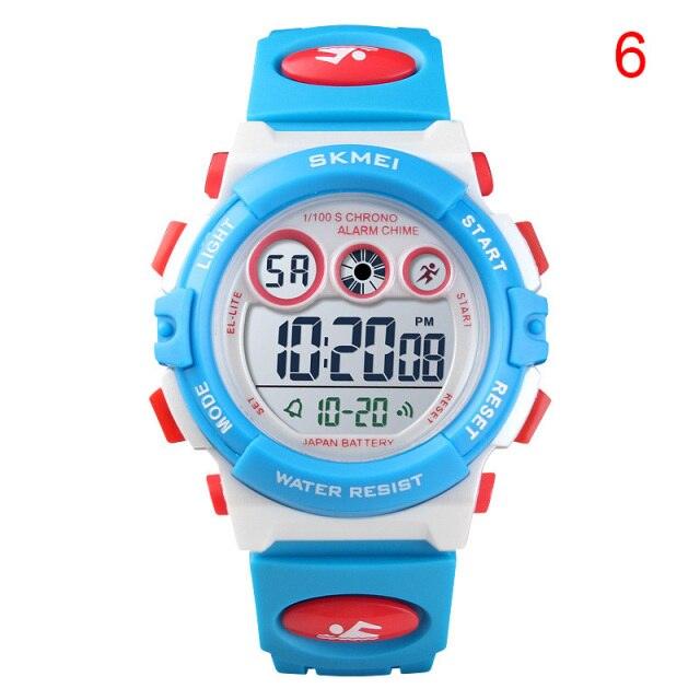 Children Student Electronic Watch Multi-Function Colorful LED Luminous Children Waterproof Personality Watch Sports Digital Watches For Boys Girls With Colorful LED Light Best Gifts For Children