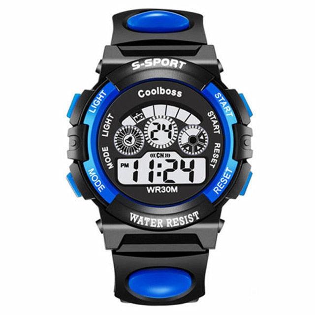 Children Watch Sport Kids Silicone Strap Waterproof LED Digital Watch For Kid Children Student Colorful LED Electronic Digital Watch Multifunction Display Sports Watches For Kids