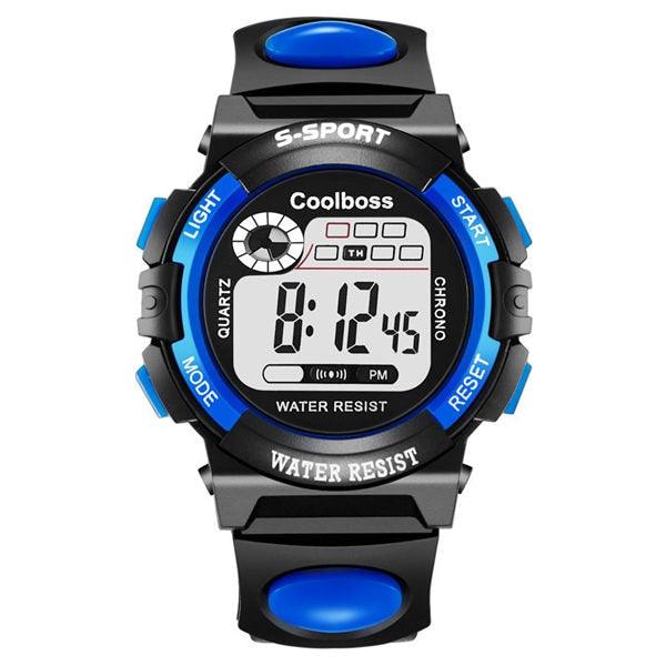 Children Watch Sport Kids Silicone Strap Waterproof LED Digital Watch For Kid Children Student Colorful LED Electronic Digital Watch Multifunction Display Sports Watches For Kids