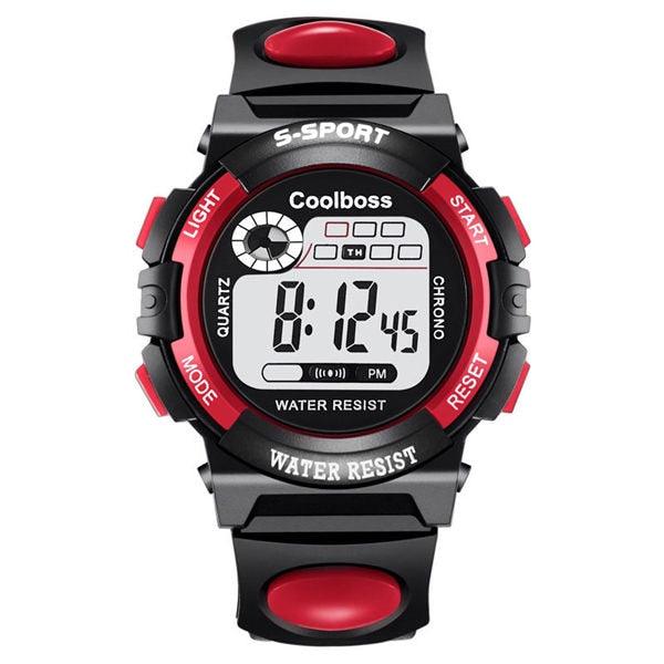 Children Watch Sport Kids Silicone Strap Waterproof LED Digital Watch For Kid Children Student Colorful LED Electronic Digital Watch Multifunction Display Sports Watches For Kids