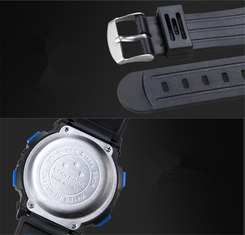 Children Watch Sport Kids Silicone Strap Waterproof LED Digital Watch For Kid Children Student Colorful LED Electronic Digital Watch Multifunction Display Sports Watches For Kids
