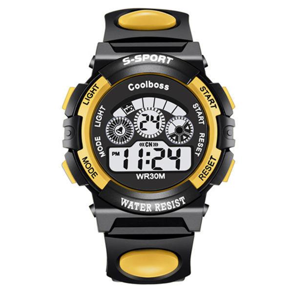 Children Watch Sport Kids Silicone Strap Waterproof LED Digital Watch For Kid Children Student Colorful LED Electronic Digital Watch Multifunction Display Sports Watches For Kids