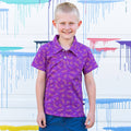 "Emergence" Cicadas Short Sleeve Polo Shirt