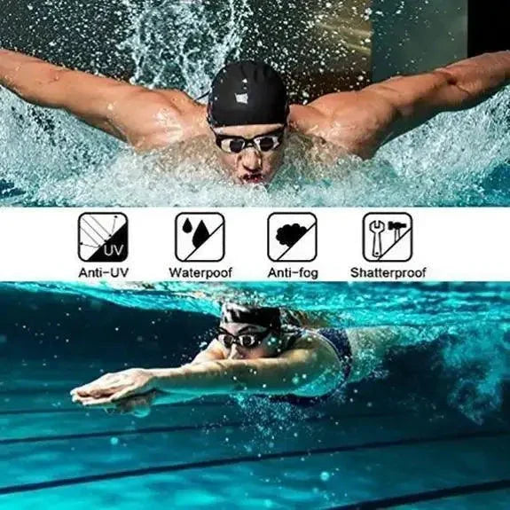 Mandotos ClearView HD Swim Goggles With HD Clarity Comfort Fit Adjustable Straps