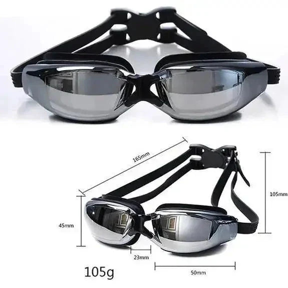 Mandotos ClearView HD Swim Goggles With HD Clarity Comfort Fit Adjustable Straps