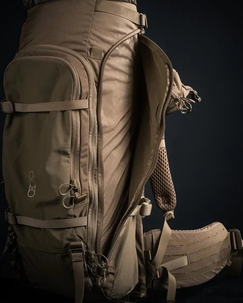 Eberlestock Brute 6500 Pack | 105L Capacity for 10-Day Missions | Pain-Free Heavy Carry System