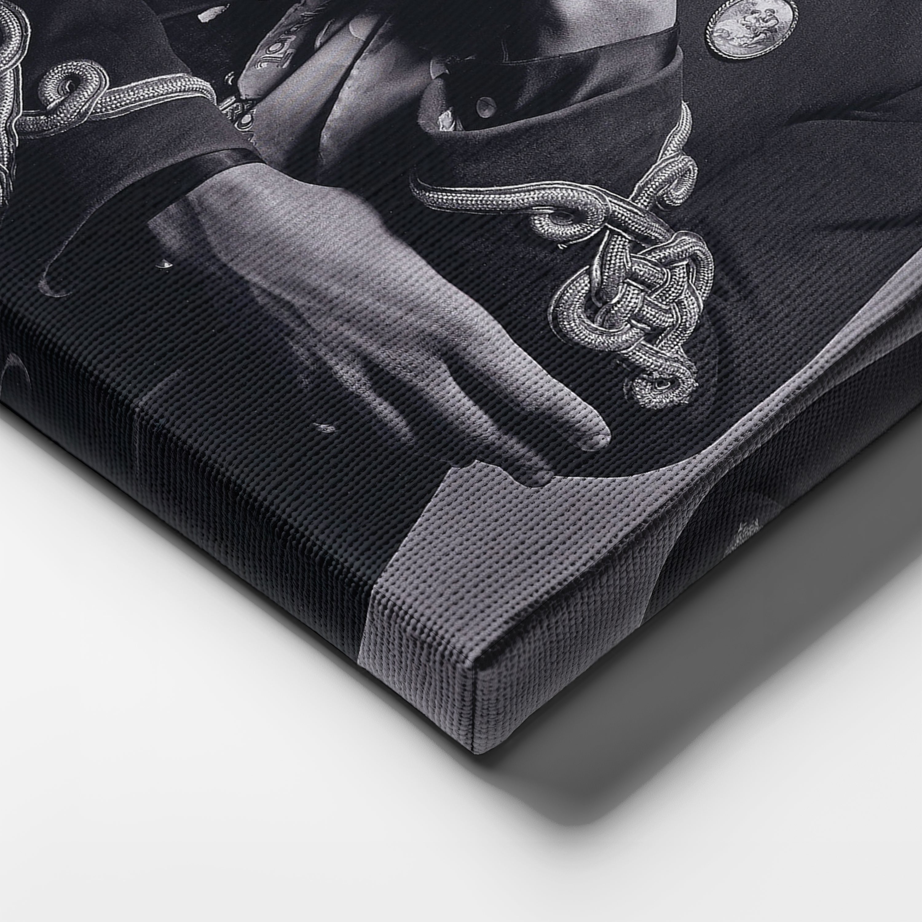Jimi Hendrix Smoking Canvas Print – Iconic Guitarist Wall Art for Home Decor