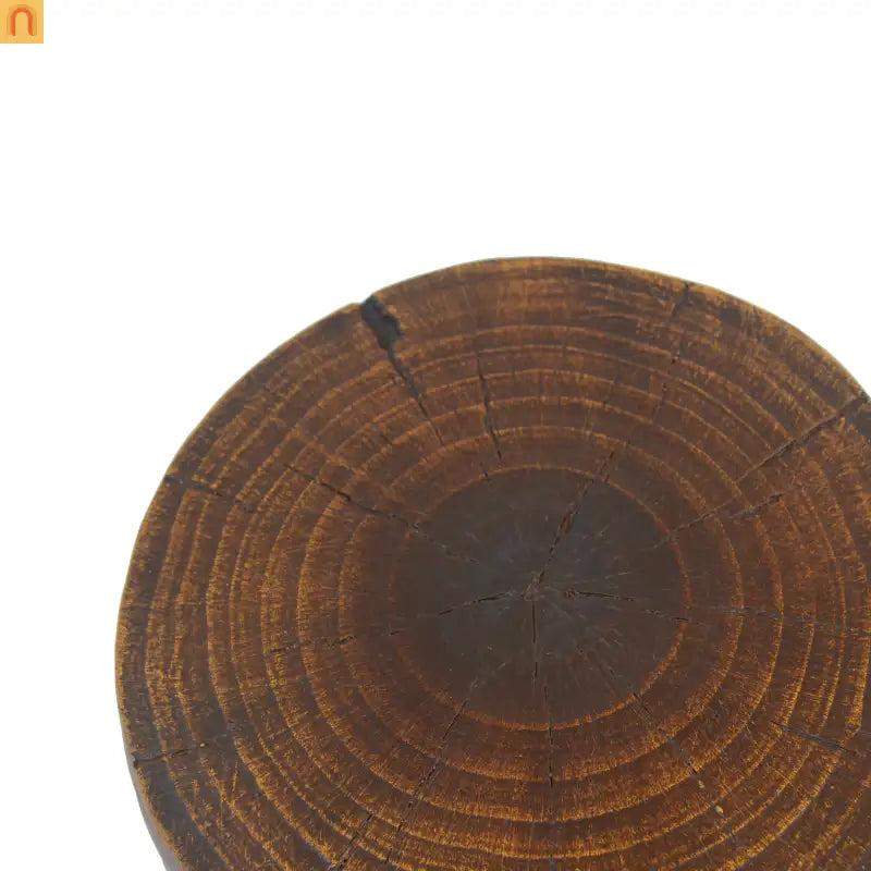 Outdoor End Table MGO Antique Brown Hollow Wood Grain 14.96x26.57in