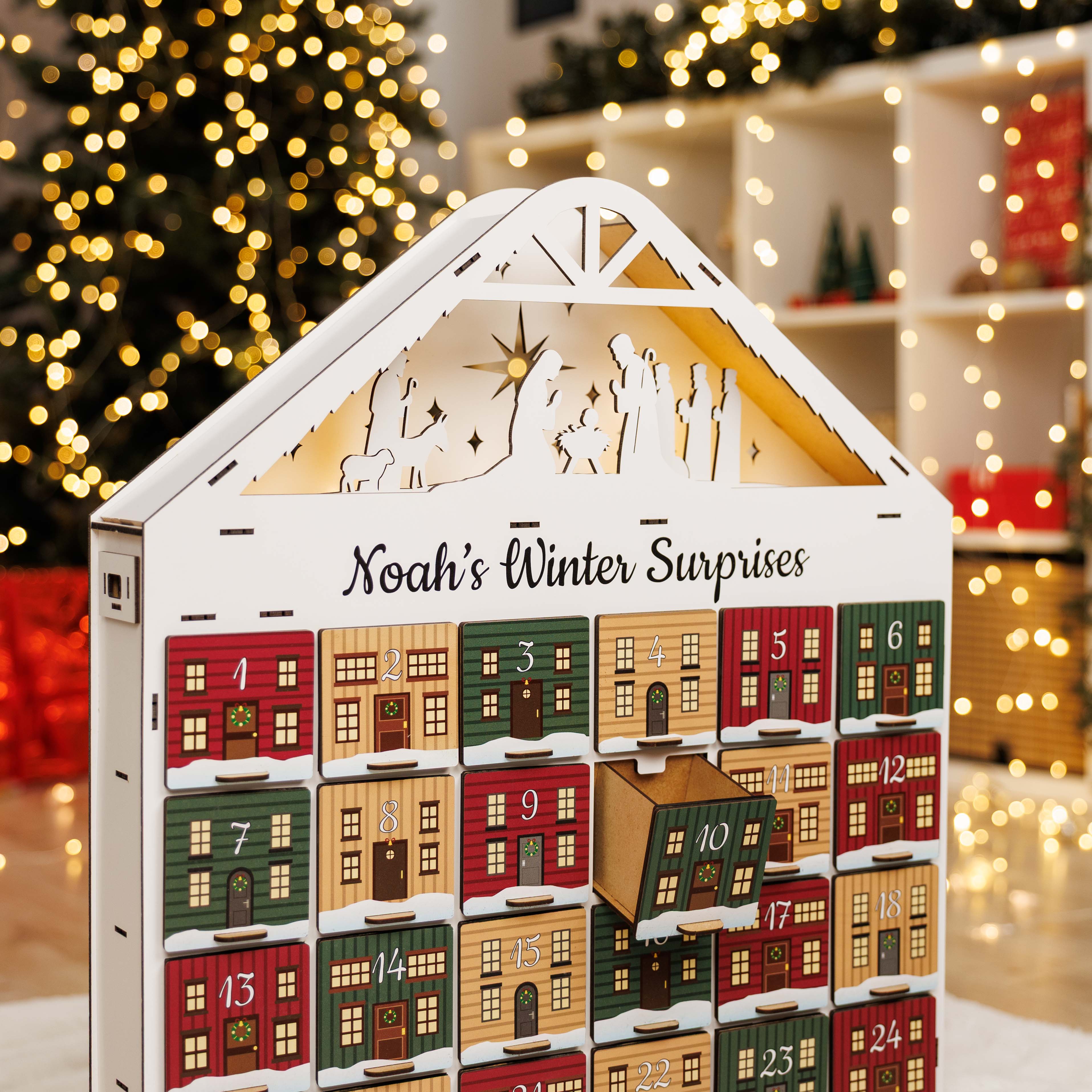Christmas Advent Calendar - Colored