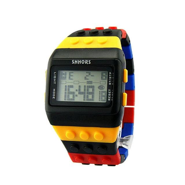 Colorful Digital Wrist Watch Men Women Colorful Digital Sport LED Quartz 5ATM Waterproof Wrist Watches Sports Digital Children Watches Elegant Design For Boys