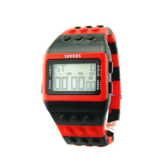 Colorful Digital Wrist Watch Men Women Colorful Digital Sport LED Quartz 5ATM Waterproof Wrist Watches Sports Digital Children Watches Elegant Design For Boys
