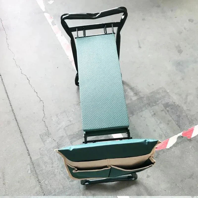 MANDOTOS Comfort Gardener Kneeler Ergonomic Foldable Garden Stool For Knees And Back