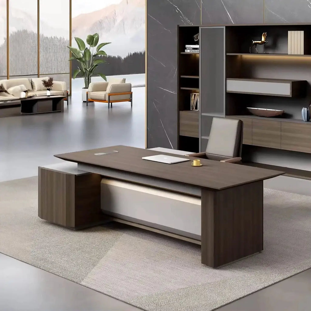 Cole · Modern L-Shaped Executive Desk