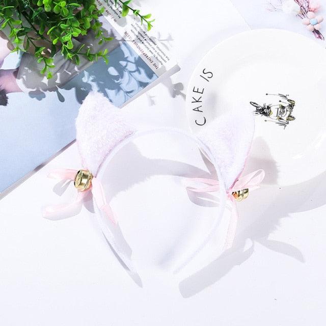 Cotton Cat's ears Autumn Winter 1Pc Plush Soft Warm Headband Hair Band Headwear for Women Girl Mix Styling Gorgeous Hair Accessories For Women