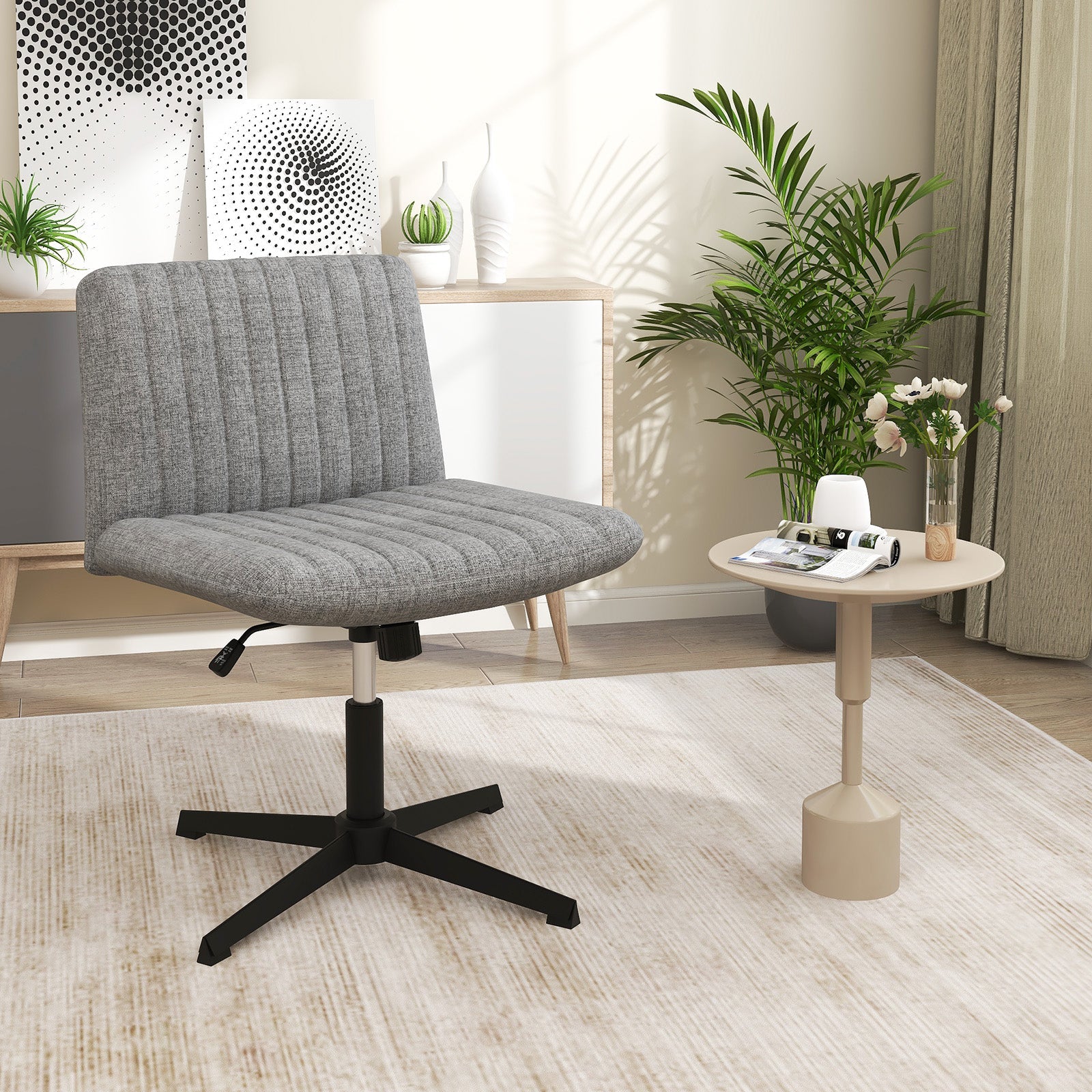 Criss Cross Legged Chair No Wheels 120¬∞ Rocking Adjustable Height
