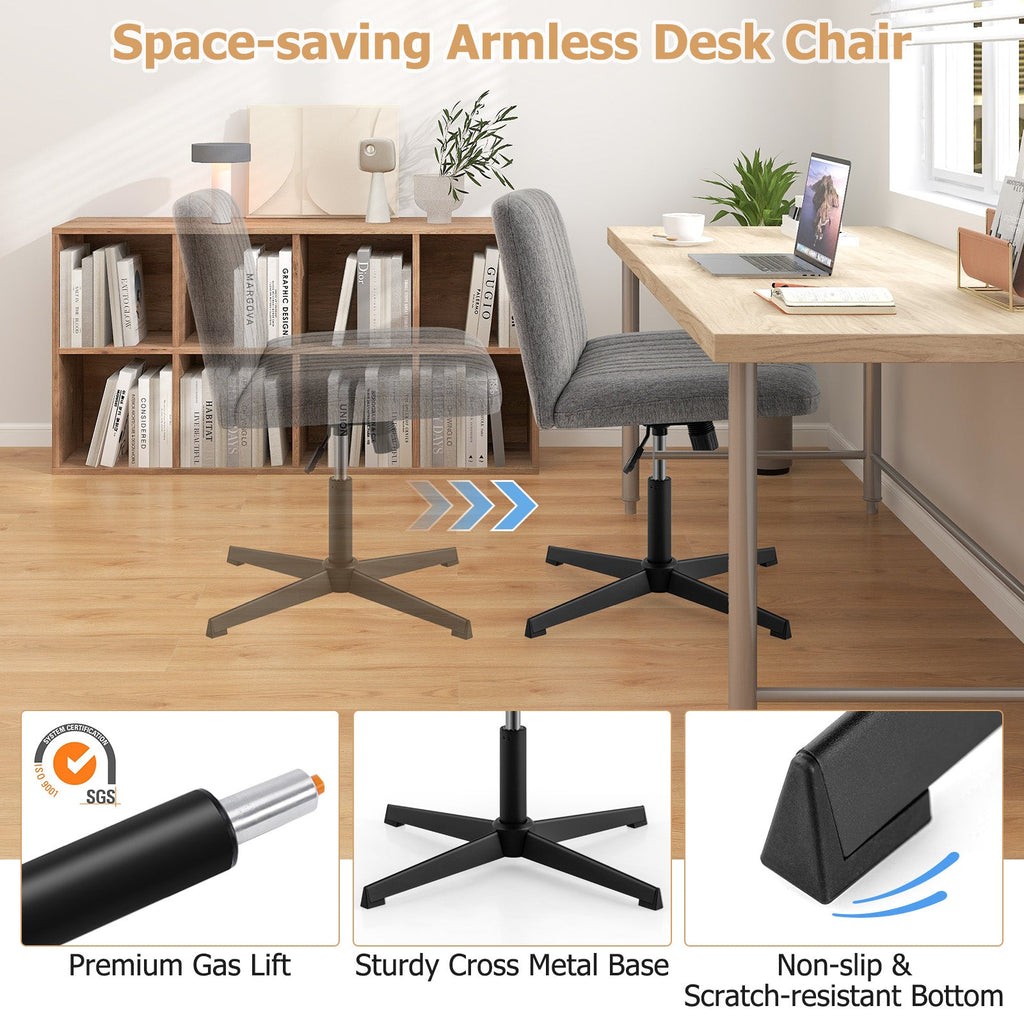 Criss Cross Legged Chair No Wheels 120¬∞ Rocking Adjustable Height