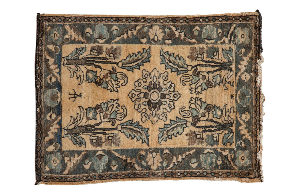 2x3 Vintage Fine Distressed Lilihan Rug Mat