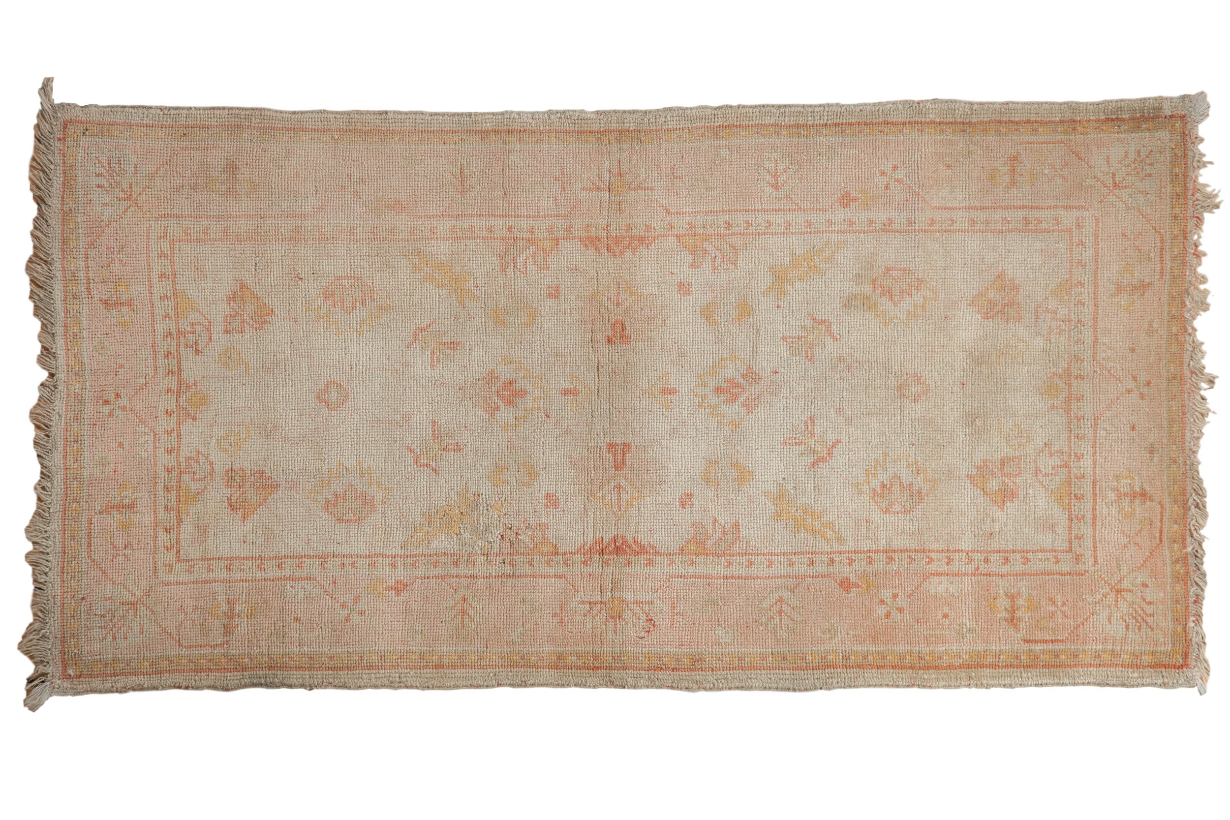 3x5.5 Vintage Oushak Rug