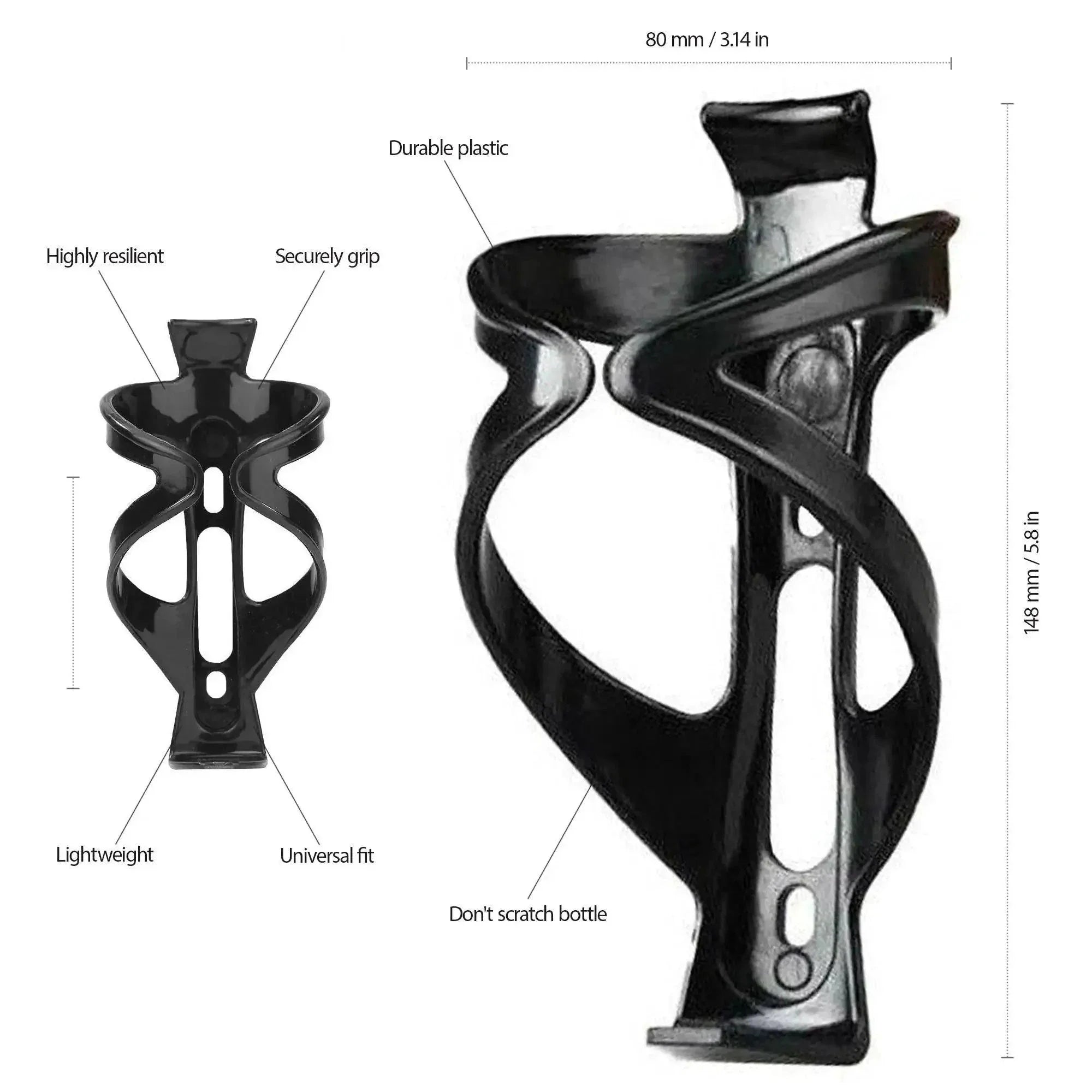Cyclist's Elite Lightweight Bottle Cage - Ultra-Durable & Sleek Design for Peak Performance