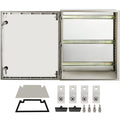 NEMA Steel Enclosure, 24 x 20 x 9\'\' NEMA 4X Fiberglass Electrical Box, IP66 Waterproof & Dustproof, Outdoor/Indoor Electrical Junction Box, with Mounting Plate(60 x 50 x 23 cm)