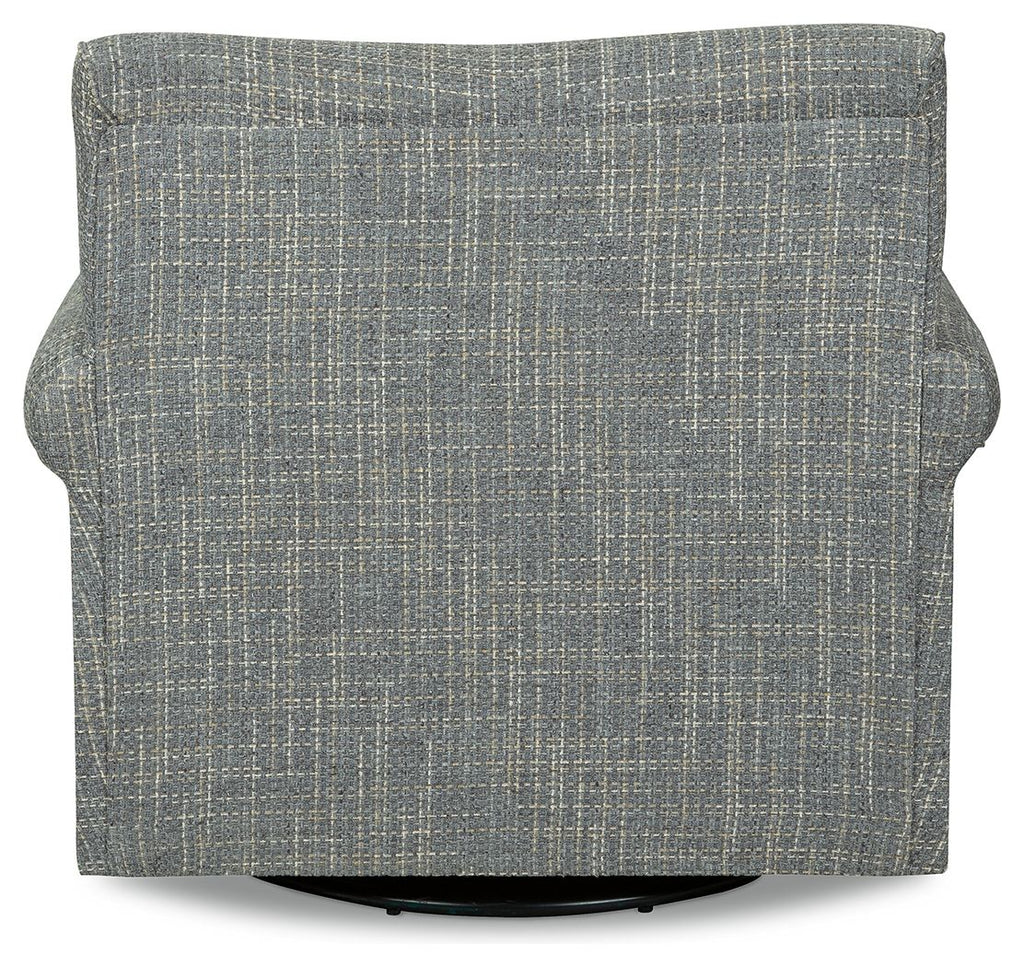 Renley - Swivel Glider Accent Chair - Ash