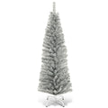 6 Feet Tinsel Tree Unlit Slim Pencil Christmas Tree