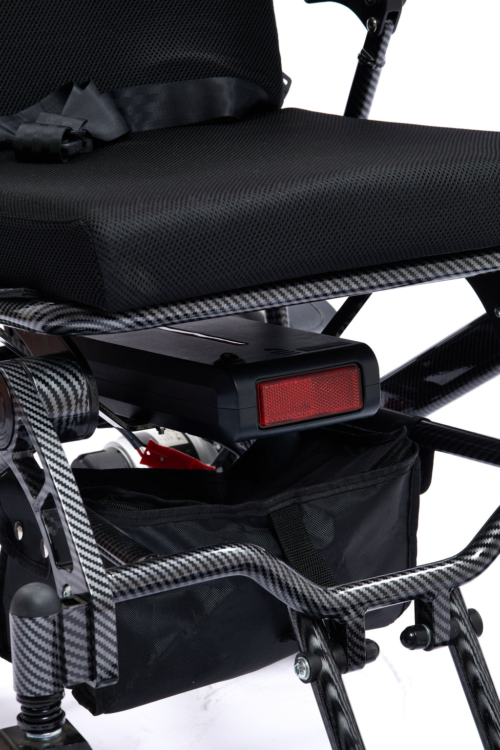 Wheelchair Electric Foldable All Terrain Aluminum 500W Dual Motor 41x24x39 In