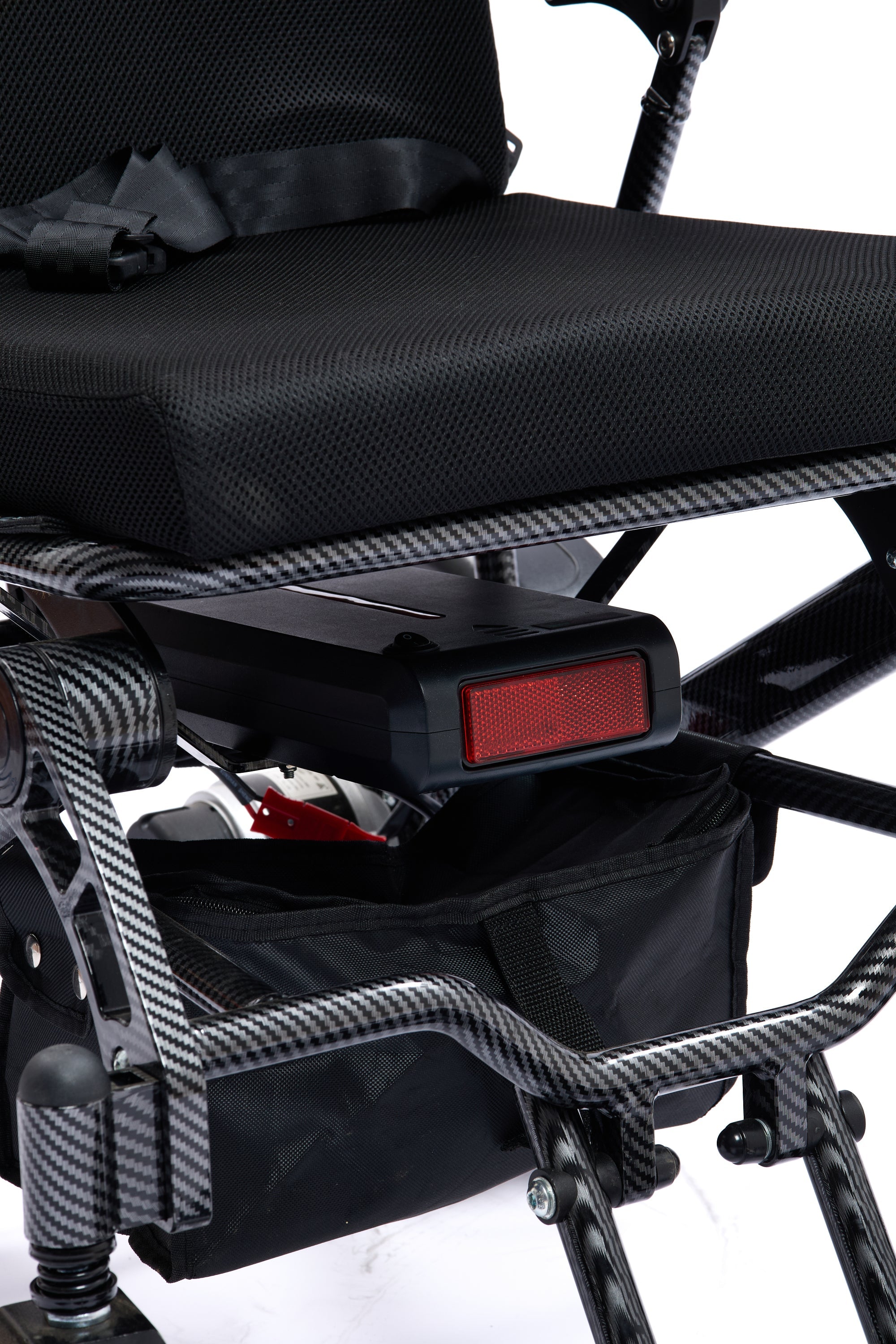 Wheelchair Electric Foldable All Terrain Aluminum 500W Dual Motor 41x24x39 In