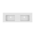 BB0272Y131 Integrated Solid Surface Basin Without Drain and Faucet, Glossy