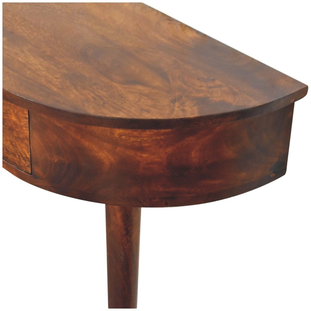 Backless Mounted Console - Brown