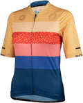 Salsa Team Polytone Women's Jersey - Goldenrod Dark Blue w/ Stripes Medium