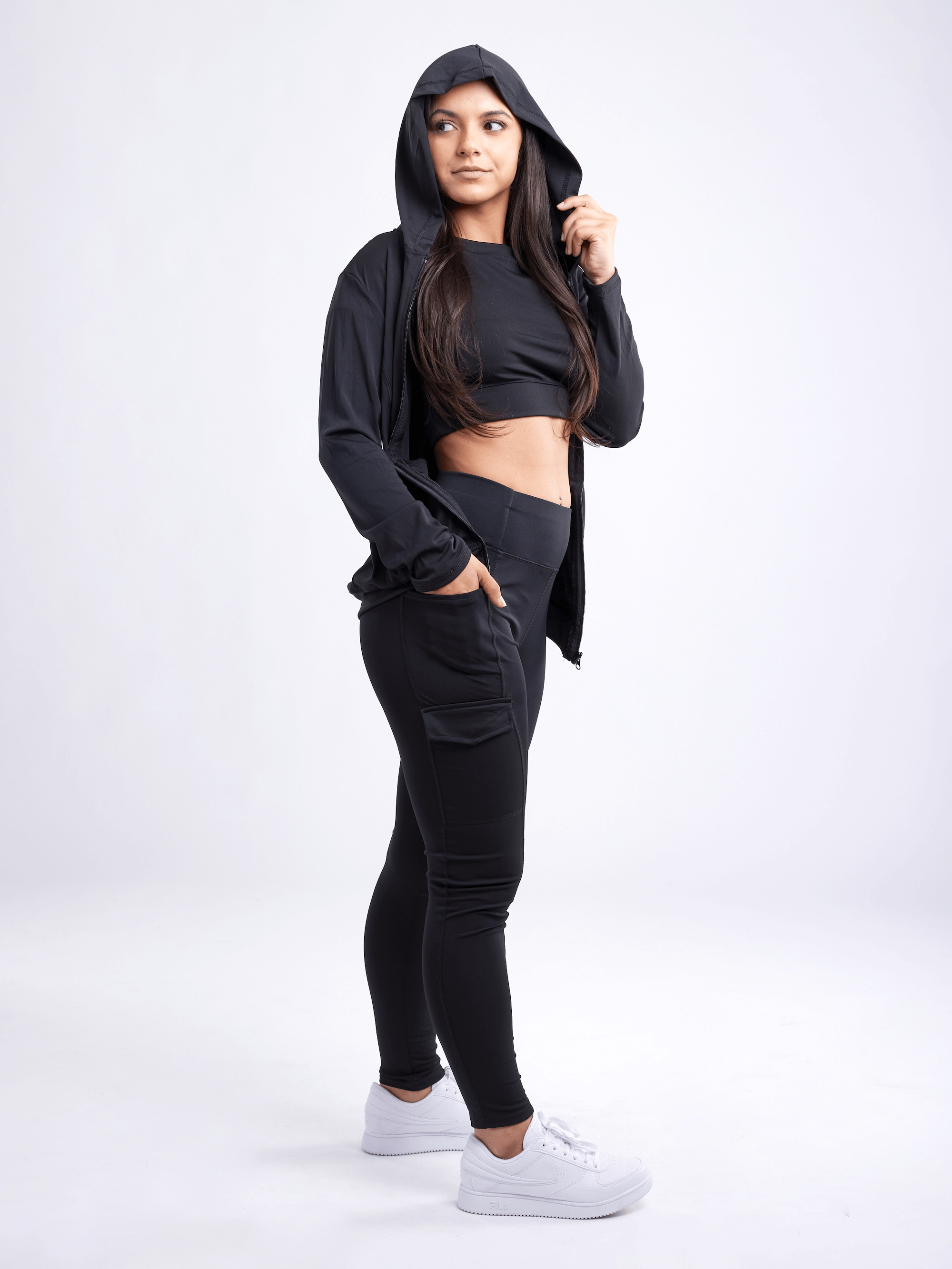 JupiterGear Athletic Fitted Zip-Up Hoodie Jacket with Pockets
