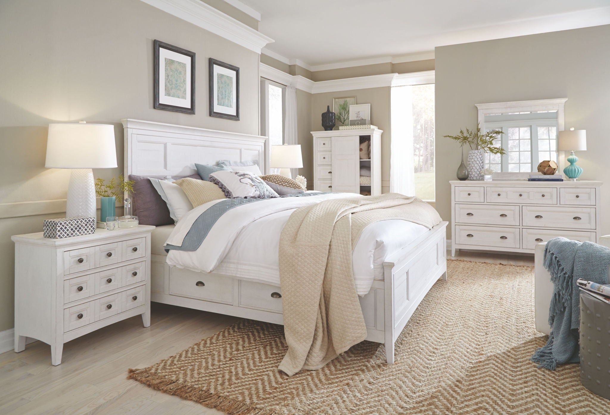 Heron Cove - Door Chest - Chalk White