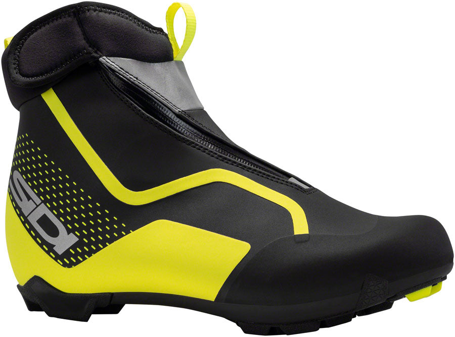 SIDI Algor Primaloft Cycling Boots - BLK/YLW Fluorescent Size 48  Millennium Fit