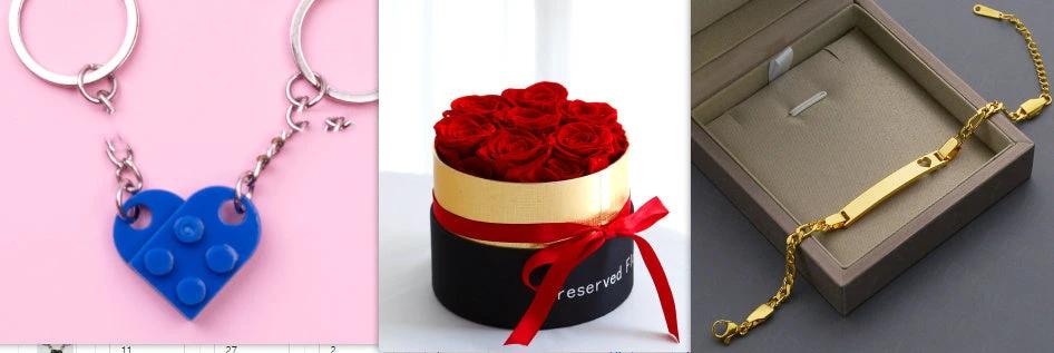 Mandotos Preserved Real Roses In A Box Set Eternal Gift For Valentines Day Romantic Flowers