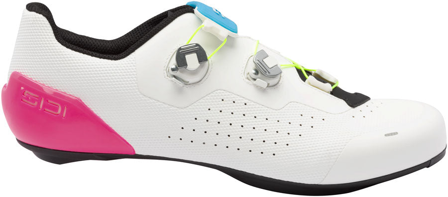 SIDI Genius X WYVE Road Shoes - Men's White Fluo 46.5