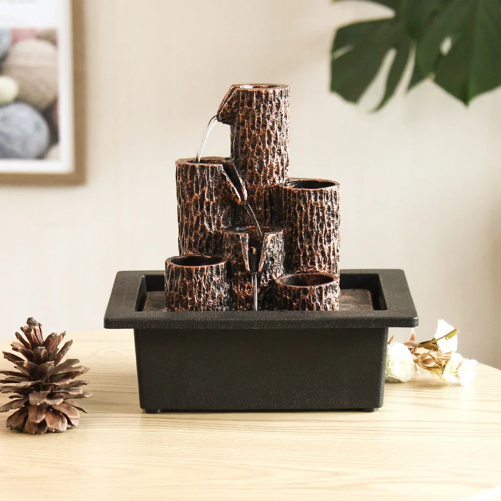 Table Waterfall Fountain Feng Shui Water Fountain