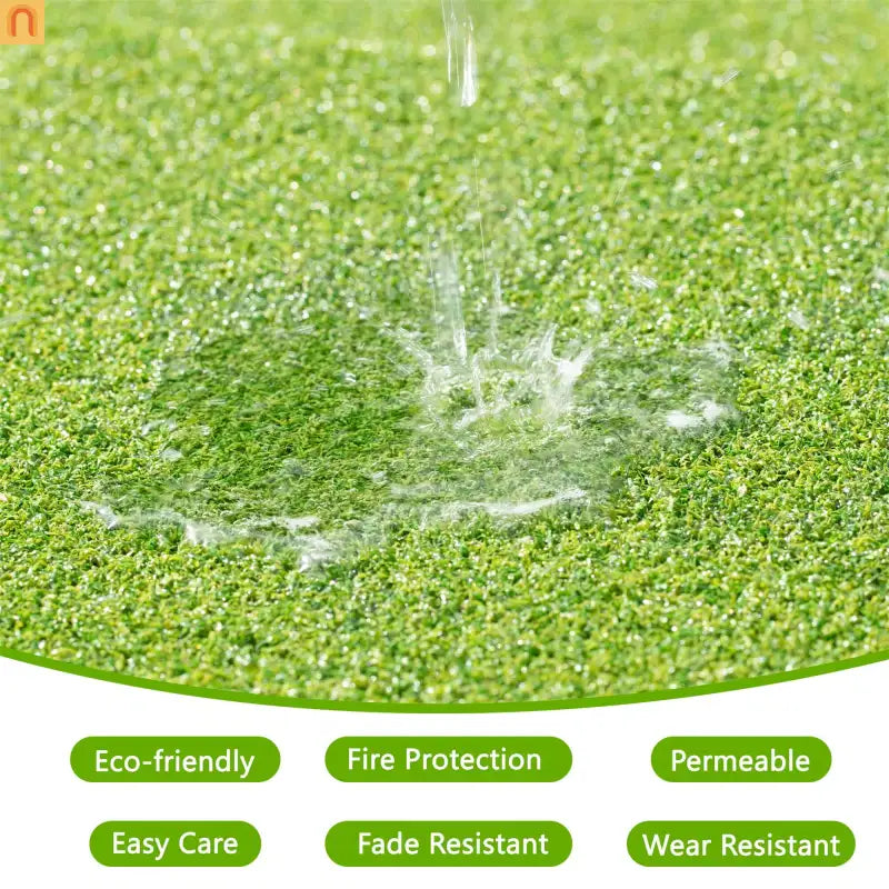 Outdoor Deck Tiles Artificial Turf Grass 12in Interlocking