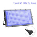 Decorbites 100w led uv blacklight panel for party room bright blue led