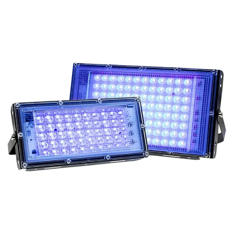 Decorbites 100w led uv blacklight panel for party room bright blue led