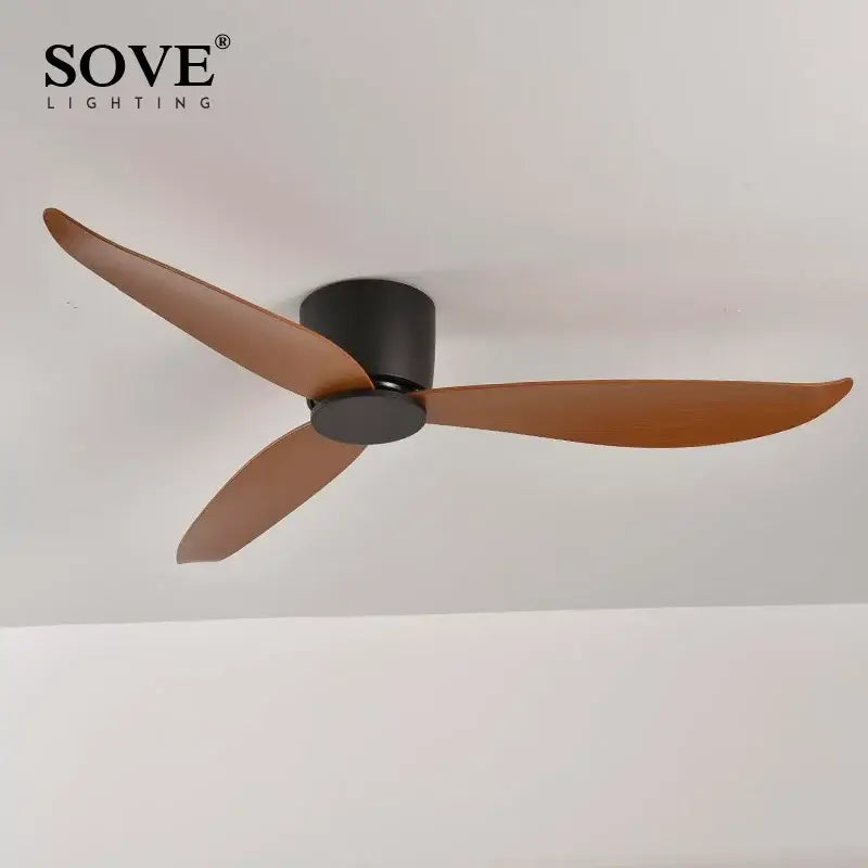 DecorBites™ 17cm White DC Ceiling Fan with Remote Control - Simple and Ultra Thin