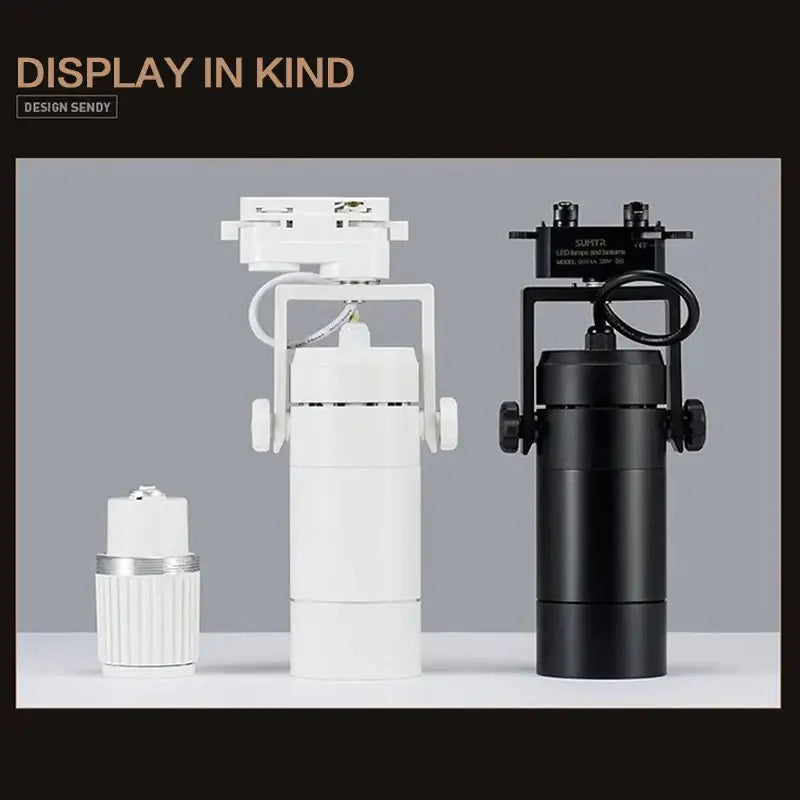 DecorBites™ 25W Dimmable LED Spotlight: Adjustable Beam Angle, High Quality Track Lighting