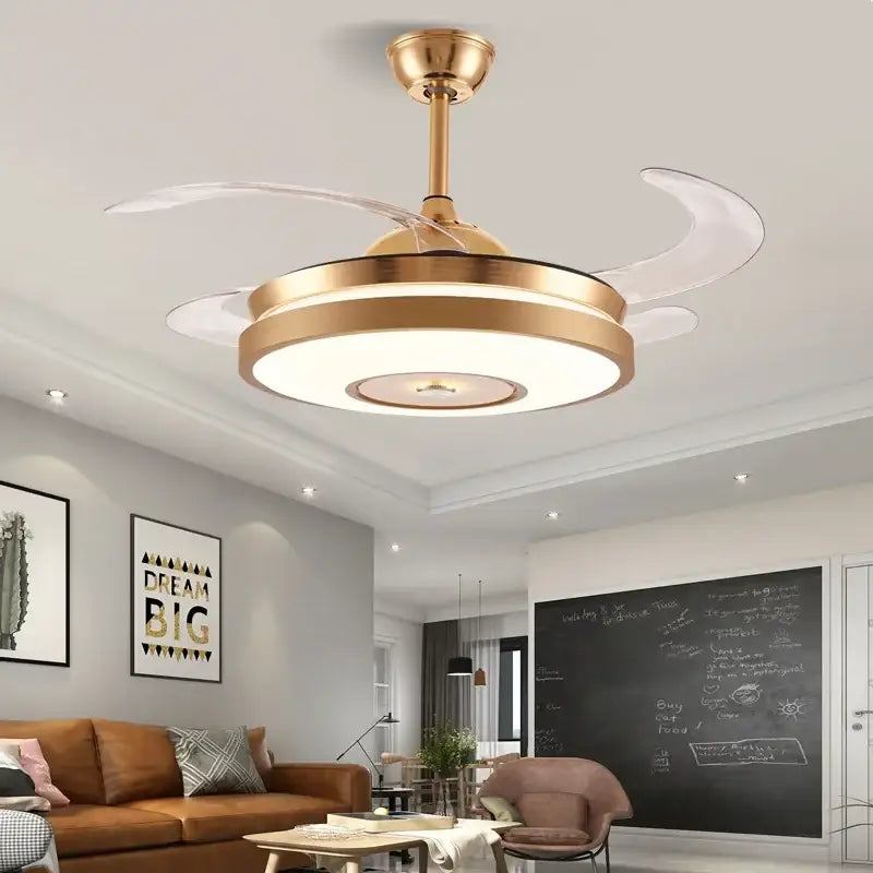 DecorBites™ 42" LED Ceiling Fan with Remote, 6 Speeds & Reversible Light