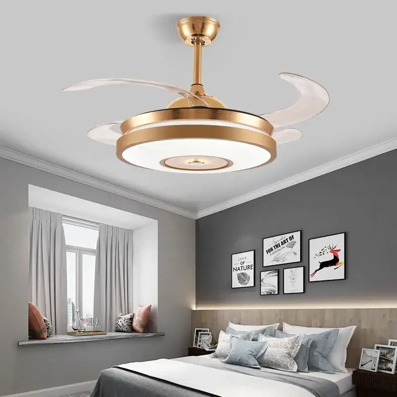 DecorBites™ 42" LED Ceiling Fan with Remote, 6 Speeds & Reversible Light