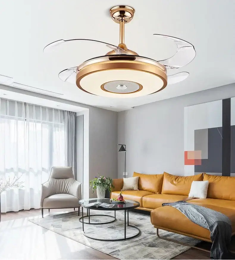 DecorBites™ 42" LED Ceiling Fan with Remote, 6 Speeds & Reversible Light