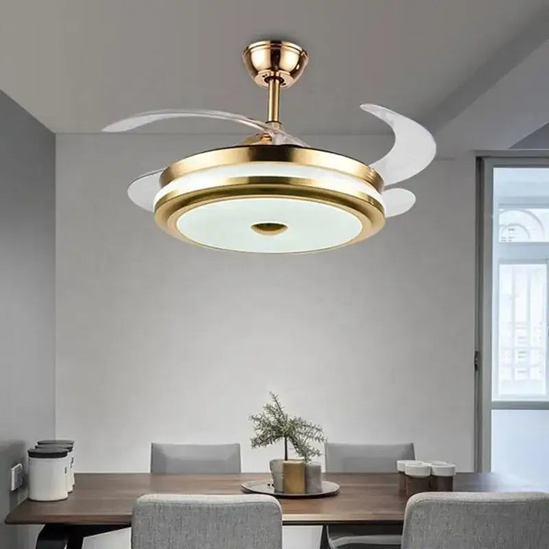 DecorBites™ 42" Smart LED Ceiling Fan Light with Retractable Blades and Remote Control