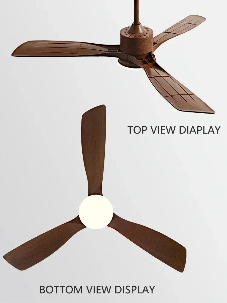 DecorBites™ 52" DC Motor Ceiling Fan with LED Light & Remote Control