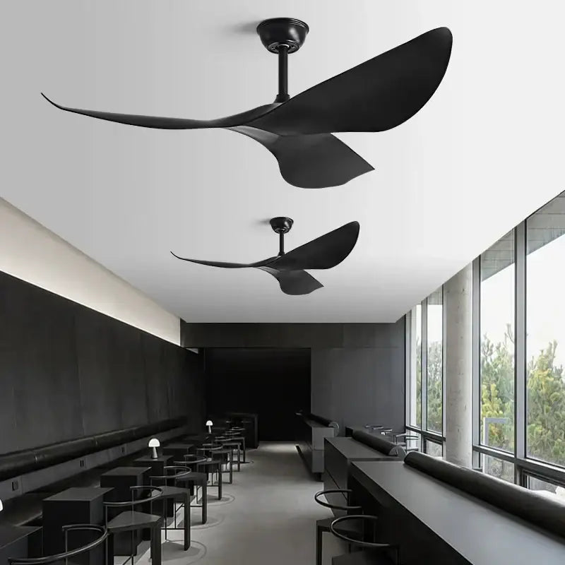 DecorBites™ 52" Modern DC Ceiling Fan with Remote Control for Living Room, Restaurant, Office