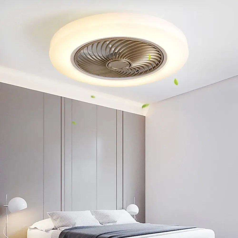 DecorBites™ 52cm Smart Ceiling Fan with Lights Remote Control, Retractable Blades Silent Operation